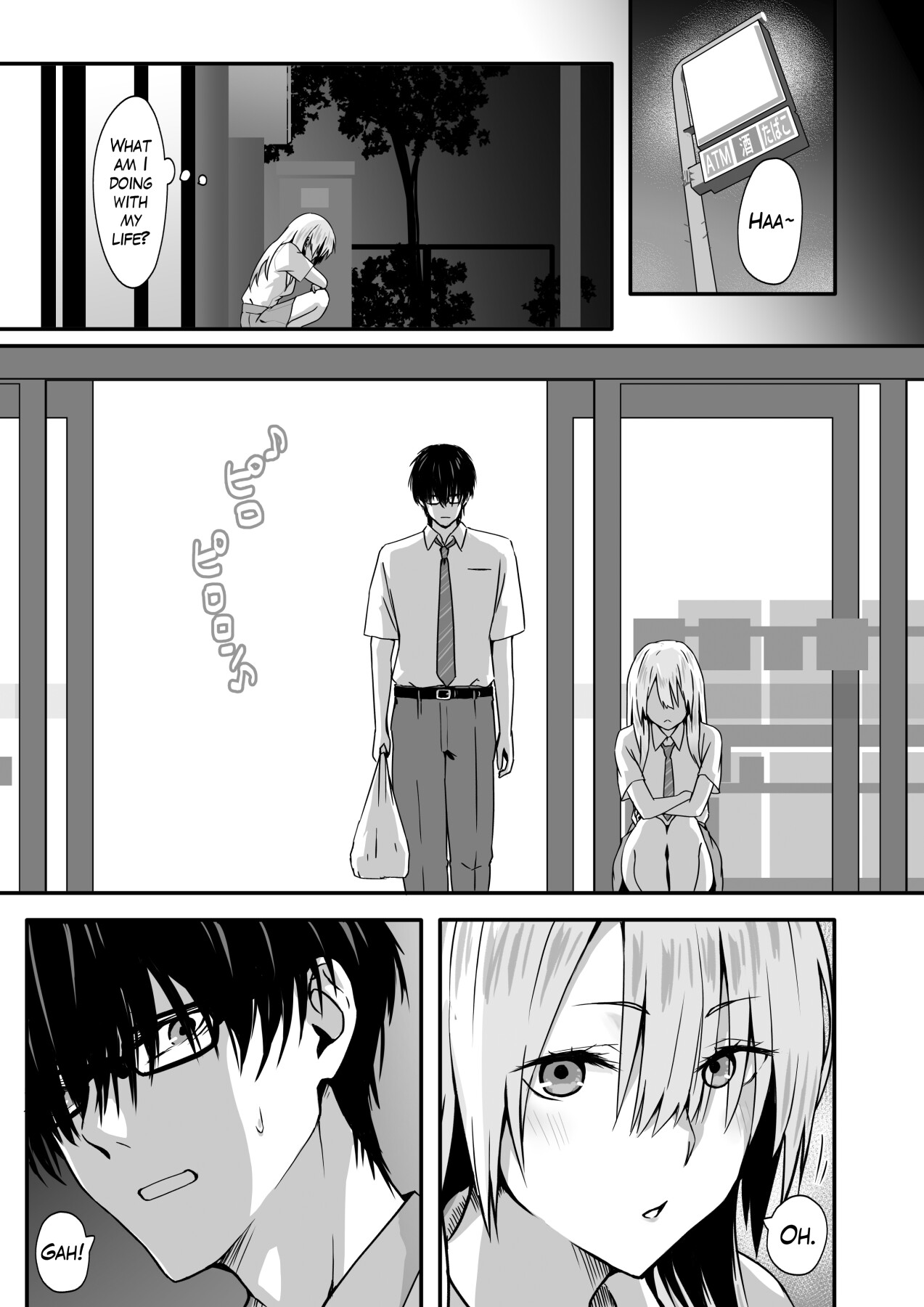 Hentai Manga Comic-Sex with a Nerd is Something Else-Read-4